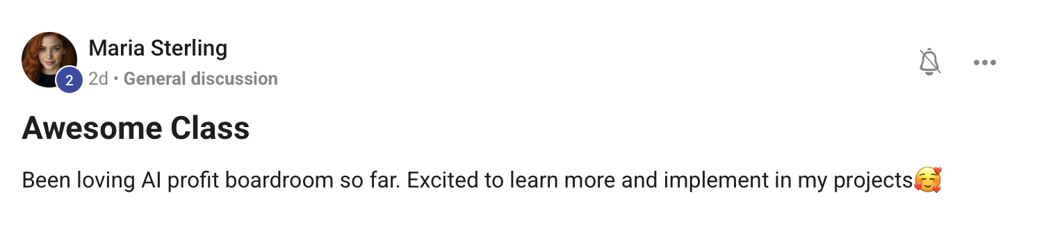 Real AI Profit Boardroom member win screenshot