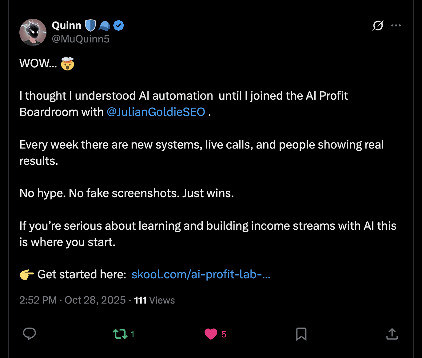 AI Profit Boardroom member win #131