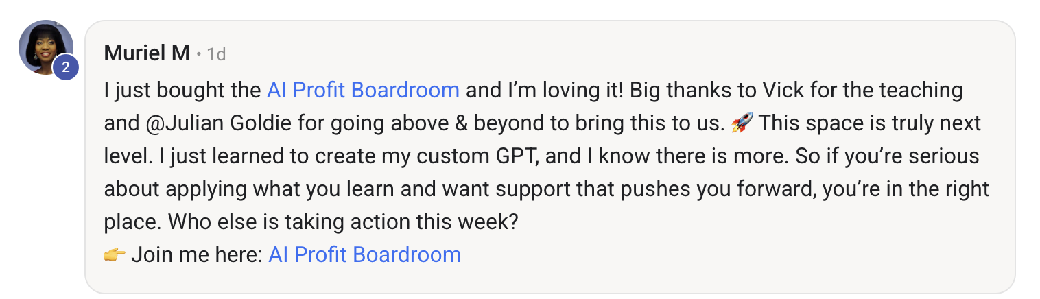 AI Profit Boardroom member win #135