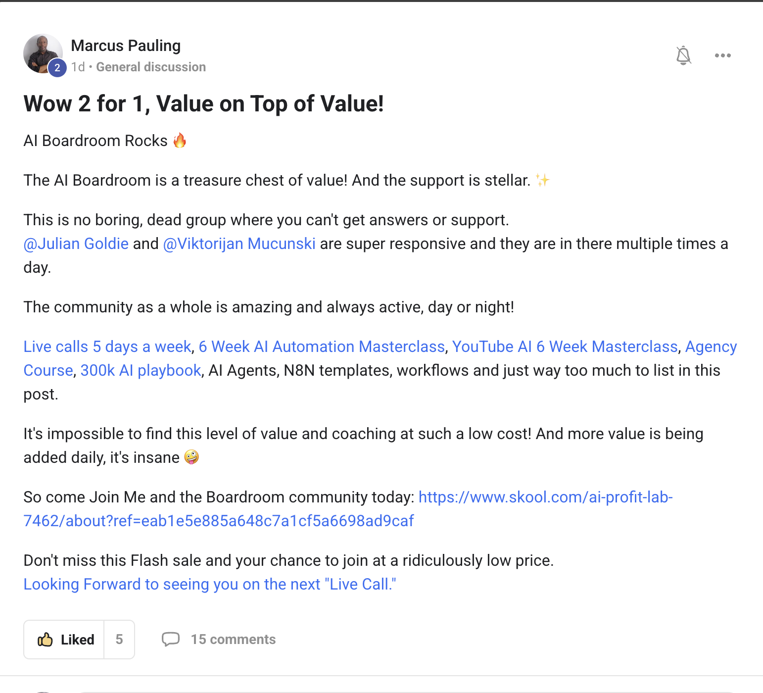 AI Profit Boardroom member win #145