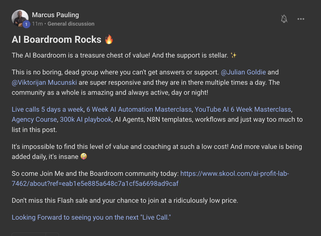 AI Profit Boardroom member win #169