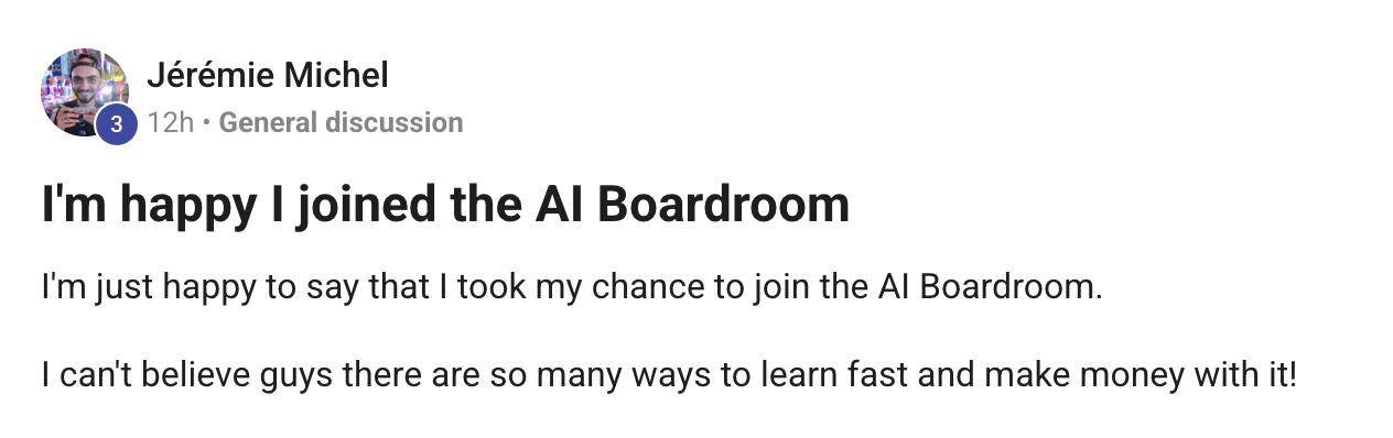 AI Profit Boardroom member win #45