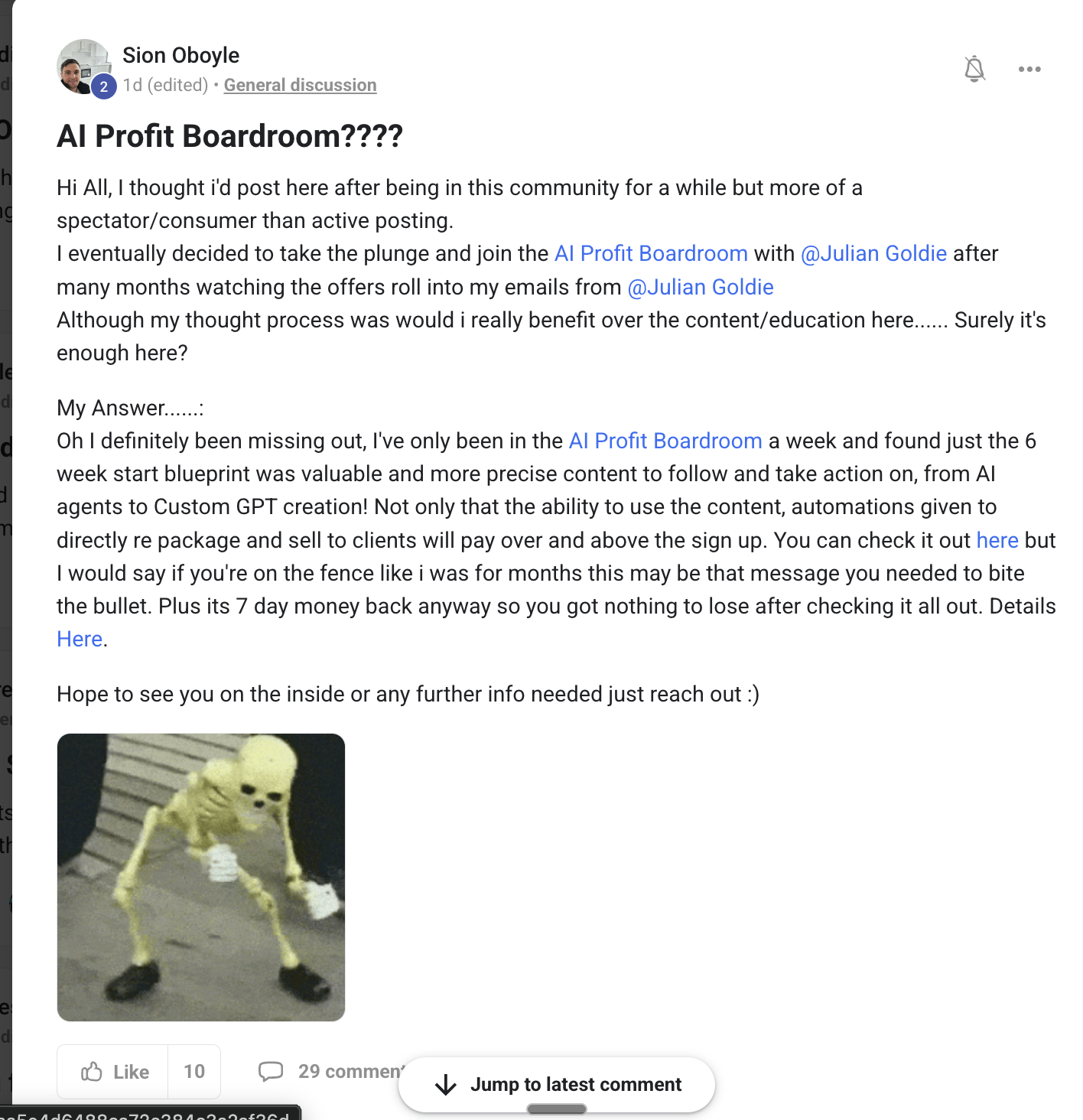 AI Profit Boardroom member win #69