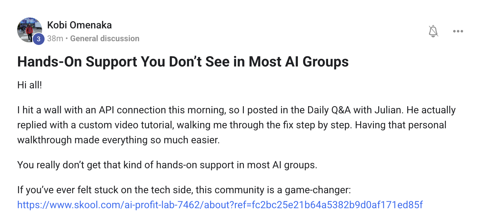 AI Profit Boardroom member win #79