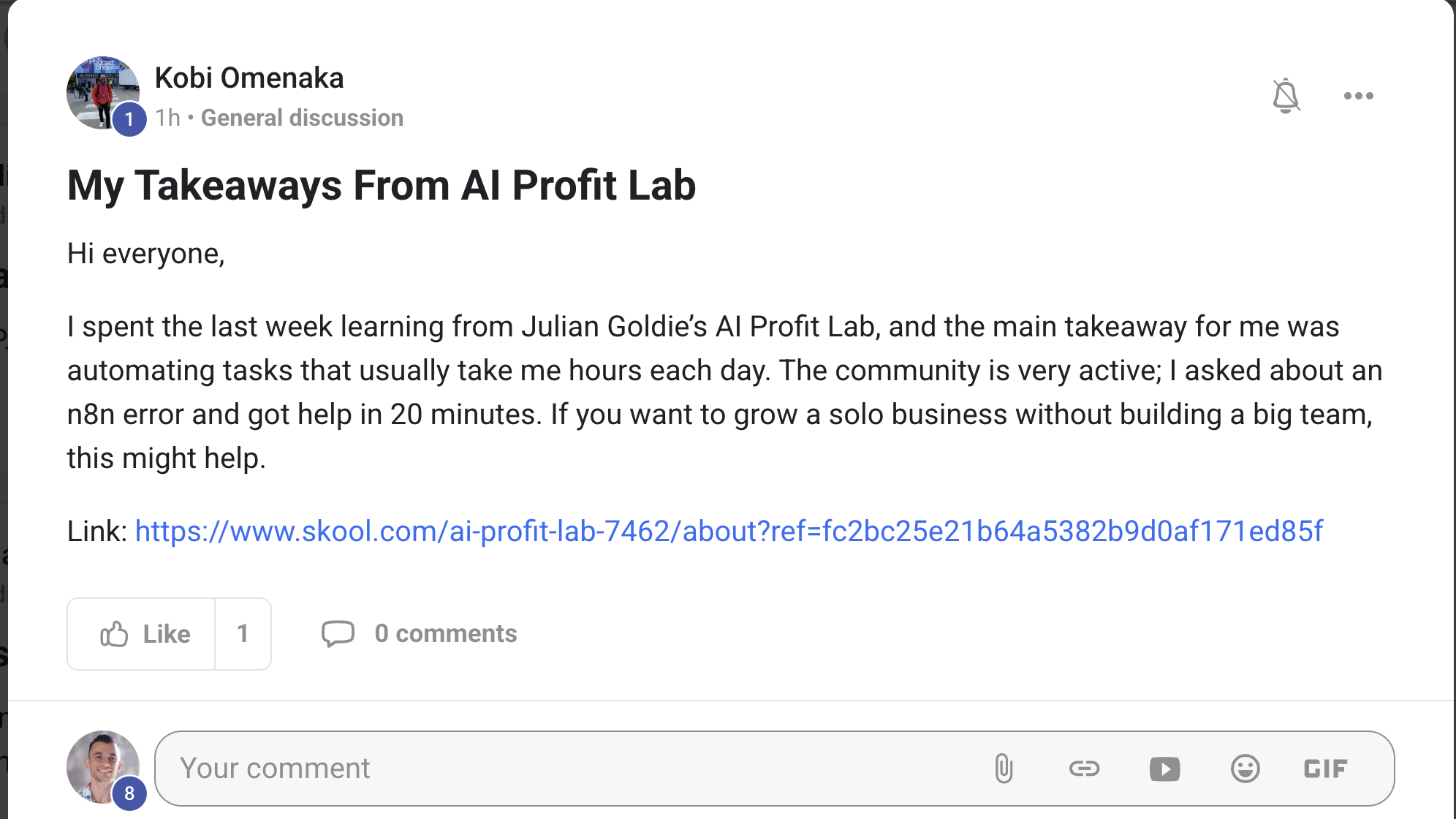 AI Profit Boardroom member win #82
