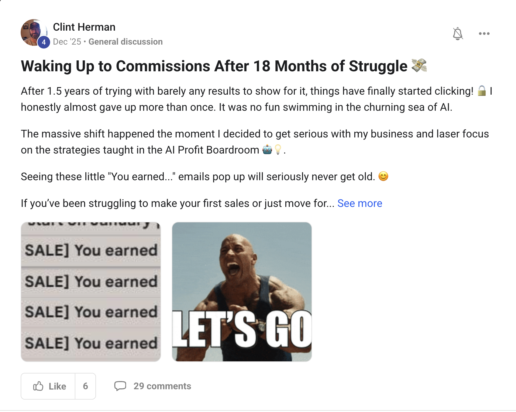 AI Profit Boardroom member win #97